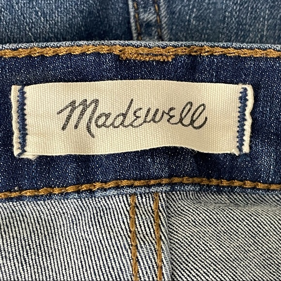 MADEWELL 10” HIGH RISE SKINNY JEANS HEM EDITION 26” BLUE 25 - Picture 10 of 14